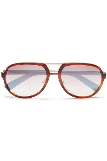 JOSEPH Aviator-style tortoiseshell acetate sunglasses
