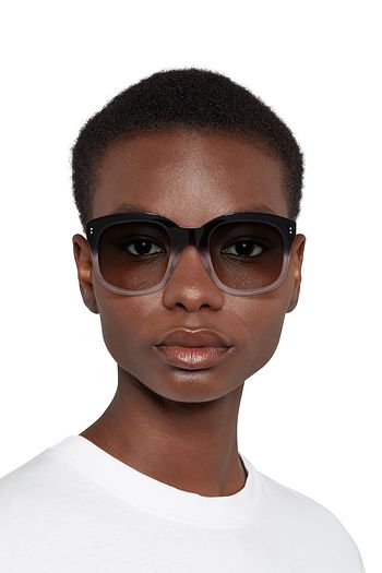 JOSEPH Square-frame dégradé acetate sunglasses