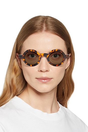 JOSEPH Round-frame tortoiseshell acetate sunglasses