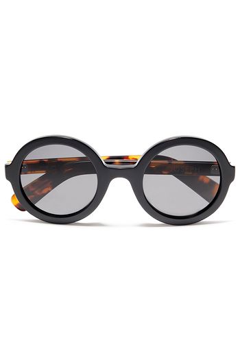 JOSEPH Round-frame tortoiseshell acetate sunglasses