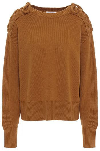 SEE BY CHLOÉ Lace-up knitted sweater