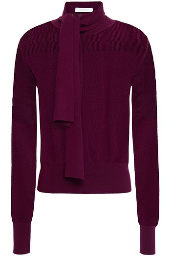 SEE BY CHLOÉ Pointelle-knit sweater