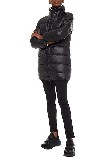 LOVE MOSCHINO Reversible embroidered quilted shell coat