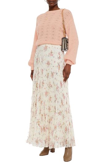 SEE BY CHLOÉ Pointelle-knit alpaca-blend sweater