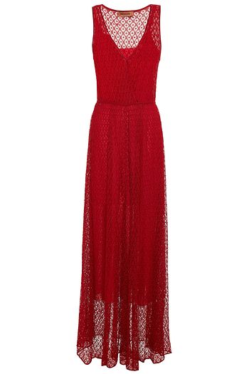 MISSONI Crochet-knit silk maxi dress