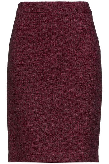 BOUTIQUE MOSCHINO Wool-blend bouclé-tweed pencil skirt