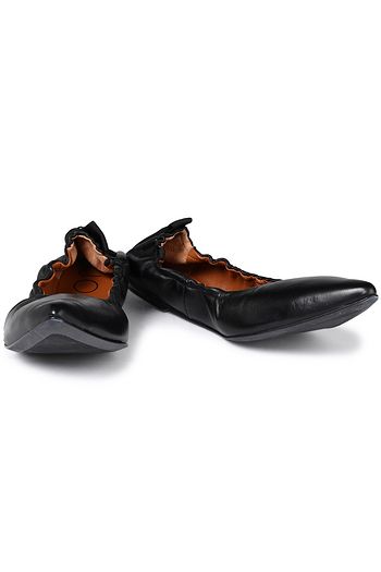 JOSEPH Leather point-toe flats