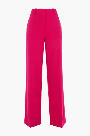 THEORY Stretch-crepe wide-leg pants
