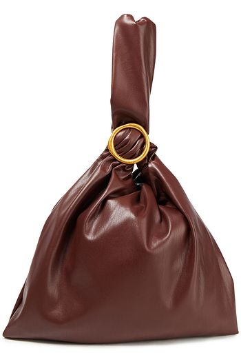 NANUSHKA Buckled faux leather pouch