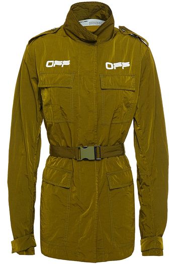 OFF-WHITE™ Belted printed shell field jacket