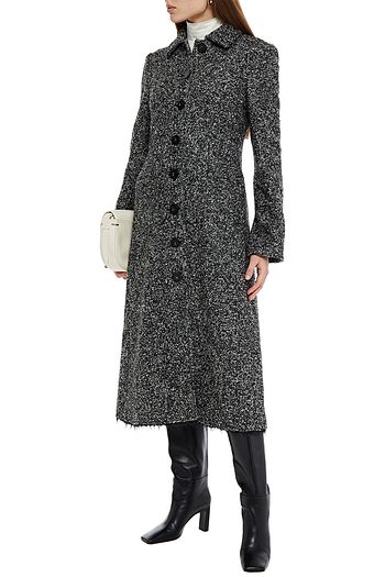 JOSEPH Wool-blend bouclé-tweed coat