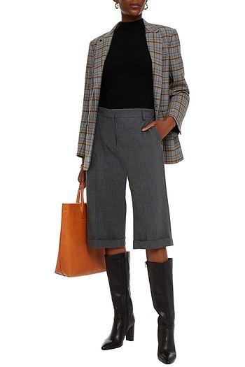 SEE BY CHLOÉ Mélange wool-blend shorts