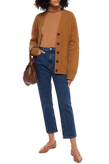JOSEPH Cropped high-rise boyfriend jeans