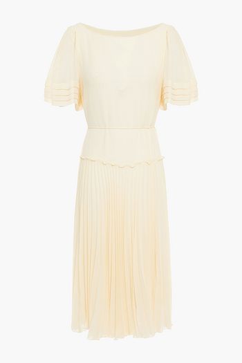 SEE BY CHLOÉ Pleated georgette midi dress