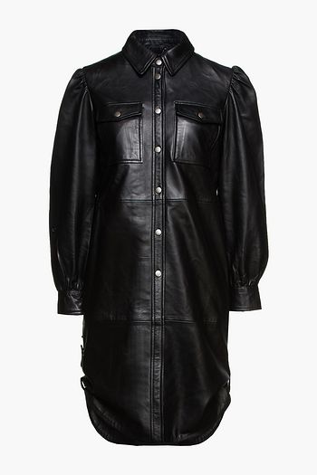 MUUBAA Gathered leather dress