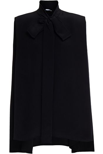 JOSEPH Pussy-bow silk crepe de chine blouse
