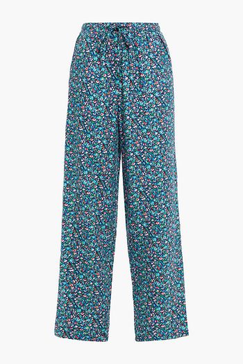 AMERICAN VINTAGE Floral-print linen-blend straight-leg pants