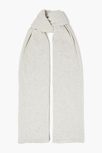 AMERICAN VINTAGE Mélange cotton-jersey scarf