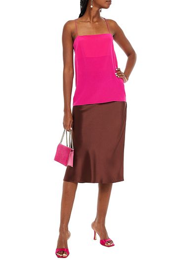 GINIA Silk crepe de chine camisole