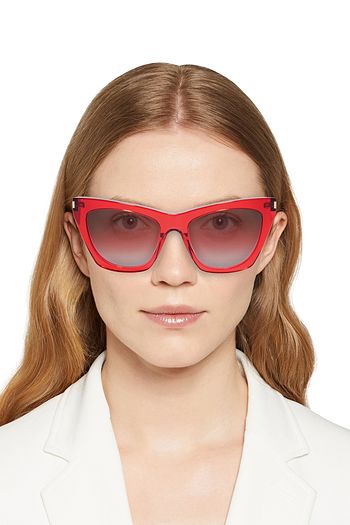 SAINT LAURENT Kate cat-eye acetate sunglasses