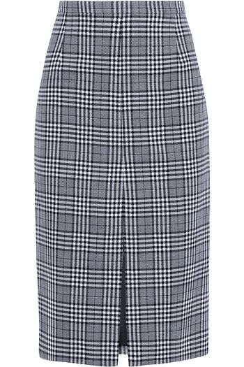 MICHAEL KORS COLLECTION Prince of Wales checked wool pencil skirt