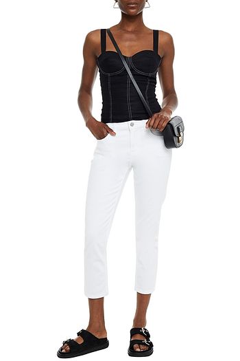 CURRENT/ELLIOTT The Fling low-rise slim-leg jeans