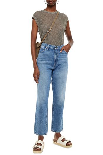 RE/DONE 70s high-rise straight-leg jeans