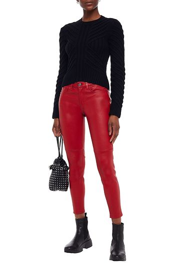 ALEXANDER MCQUEEN Cable-knit wool and cashmere-blend sweater