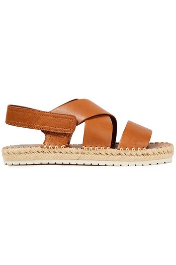 VINCE. Leather espadrille sandals