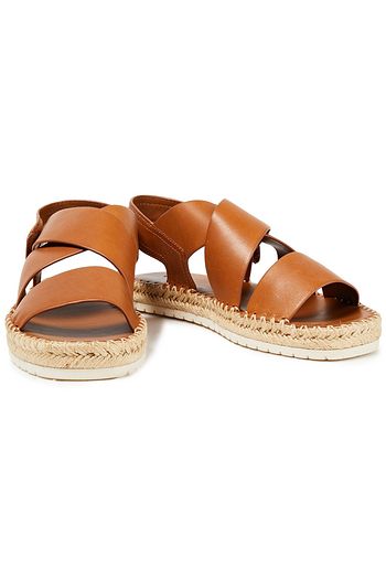 VINCE. Leather espadrille sandals