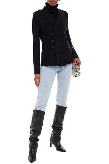 SAINT LAURENT Wool-felt jacket
