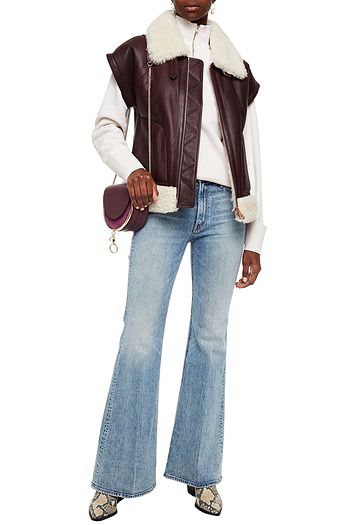 SEE BY CHLOÉ Two-tone shearling jacket