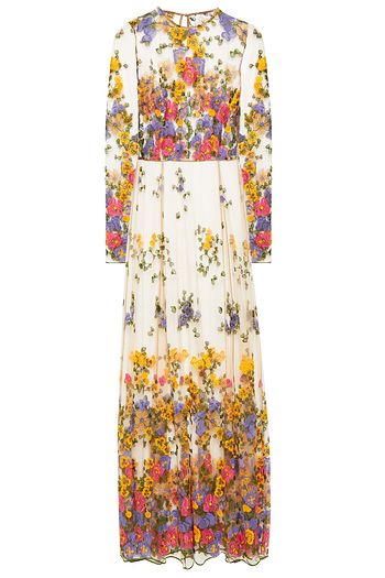 I.D. SARRIERI Wonderland Delight embroidered tulle nightdress