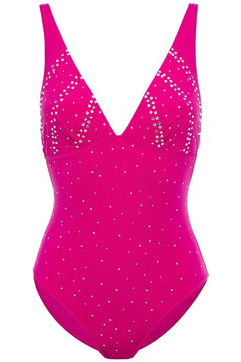 I.D. SARRIERI Swarovski crystal-embellished swimsuit