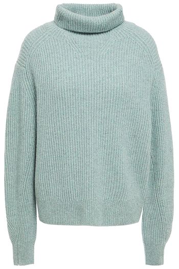 RAG & BONE Mélange ribbed cashmere turtleneck sweater