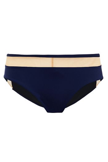 I.D. SARRIERI Mesh-trimmed mid-rise bikini briefs