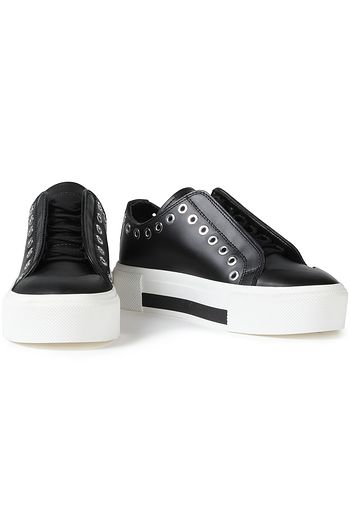 ALEXANDER MCQUEEN Larry Sneakers aus Leder mit Ösendetails
