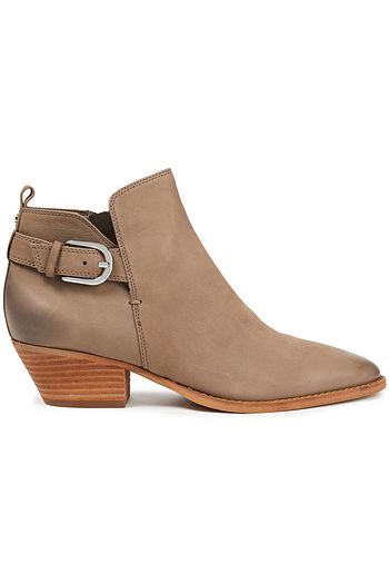 SAM EDELMAN Buckled nubuck ankle boots