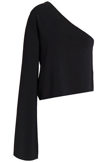SOLACE LONDON Maja one-shoulder stretch-knit top