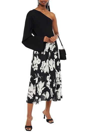 SOLACE LONDON Maja one-shoulder stretch-knit top