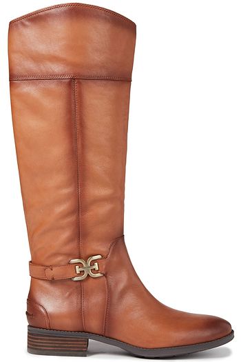 SAM EDELMAN Embellished burnished-leather boots