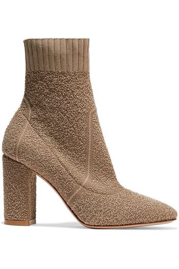 GIANVITO ROSSI BouclƩ-knit sock boots