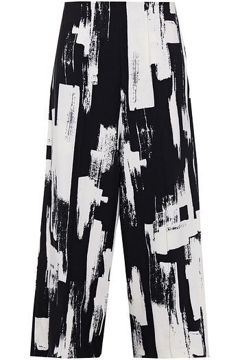 SOLACE LONDON Jay printed crepe culottes