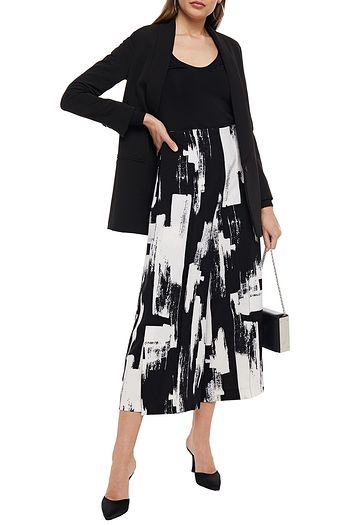 SOLACE LONDON Jay printed crepe culottes