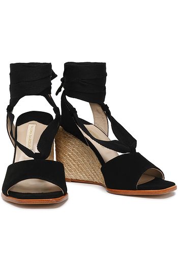 PALOMA BARCELÓ Faco suede espadrille wedge sandals
