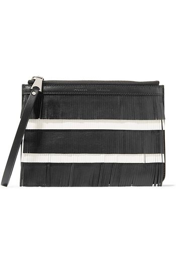 PROENZA SCHOULER Fringed leather clutch