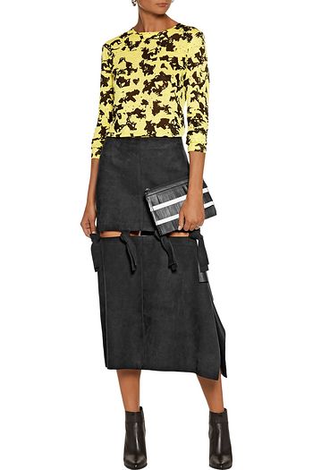 PROENZA SCHOULER Fringed leather clutch