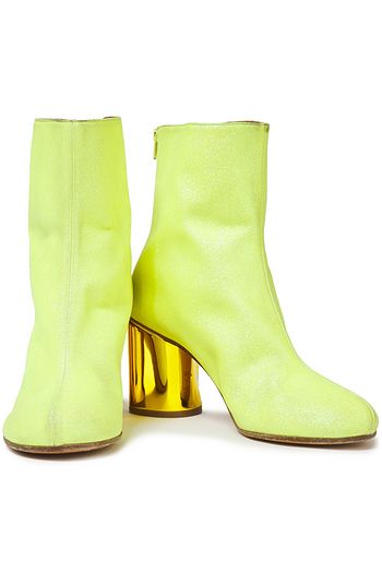 MAISON MARGIELA Ankle Boots aus Webstoff mit Glitter-Finish