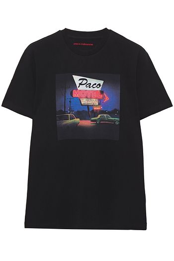 PACO RABANNE Printed cotton-jersey T-shirt