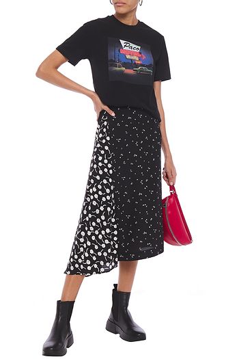 PACO RABANNE Printed cotton-jersey T-shirt